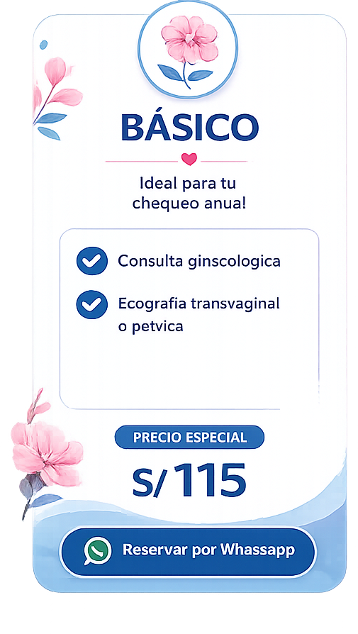 paquete básico ginecológico